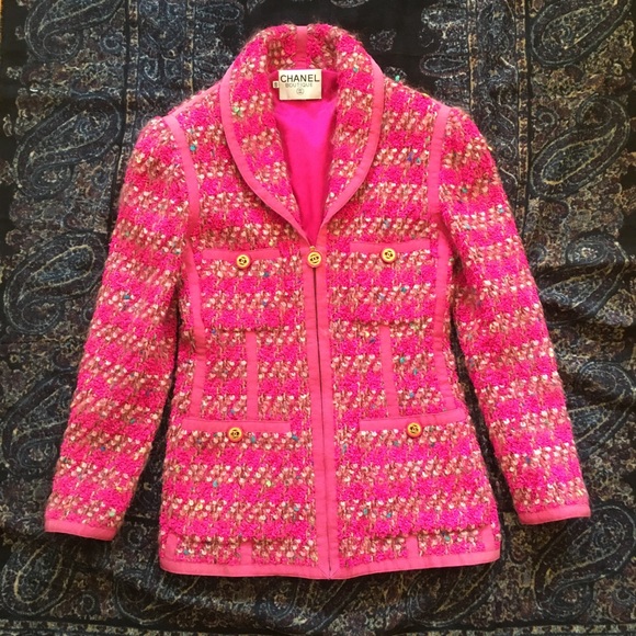 Chanel by Karl Lagerfeld Fluorescent Tweed 1991 FW